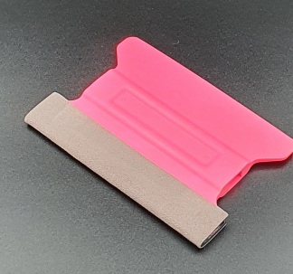 Pink Suede Wing