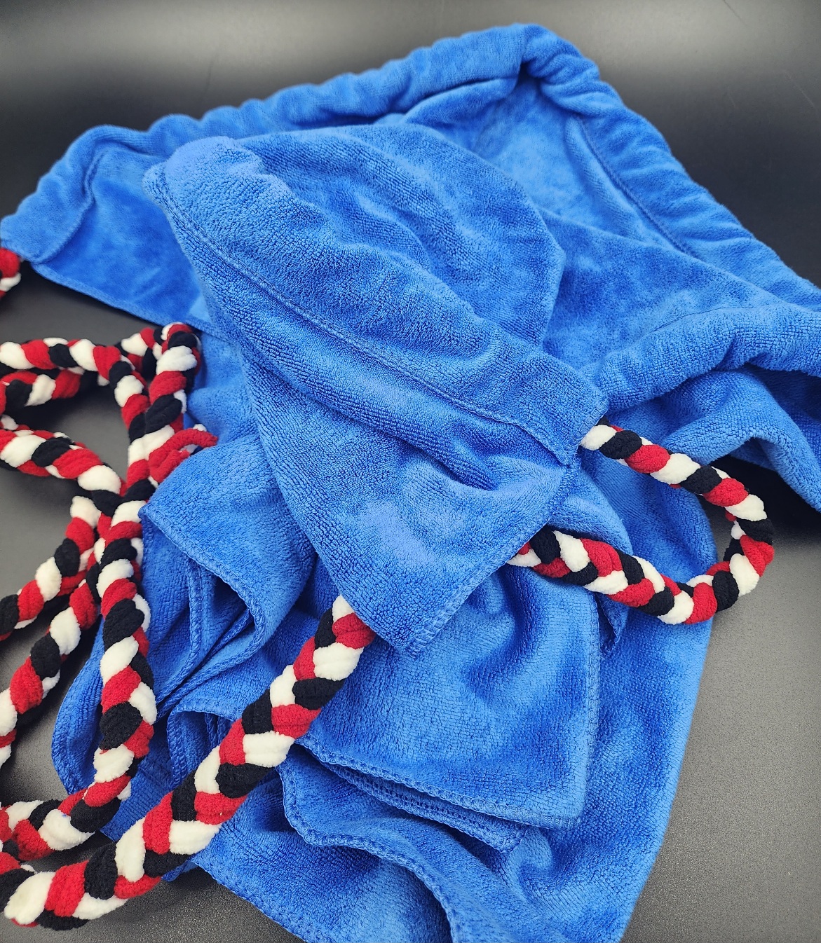 Micro Fibre Dash Towel With Built in Soak Rope