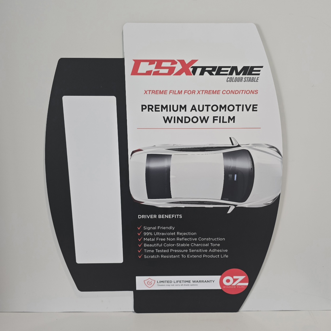 OZ Window Films CSX Display Board